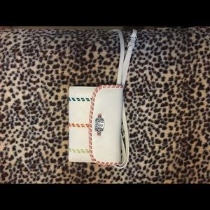 Brighton crossover white/multicolor wallet